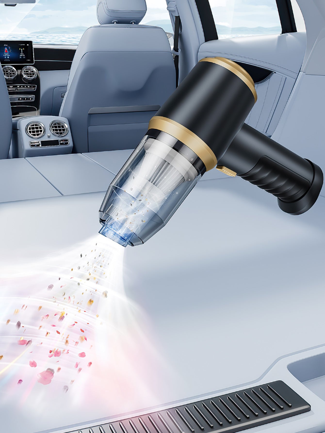 Powerful & Portable Handheld Vacuum Cleaner for Car and Home - 3 Colors