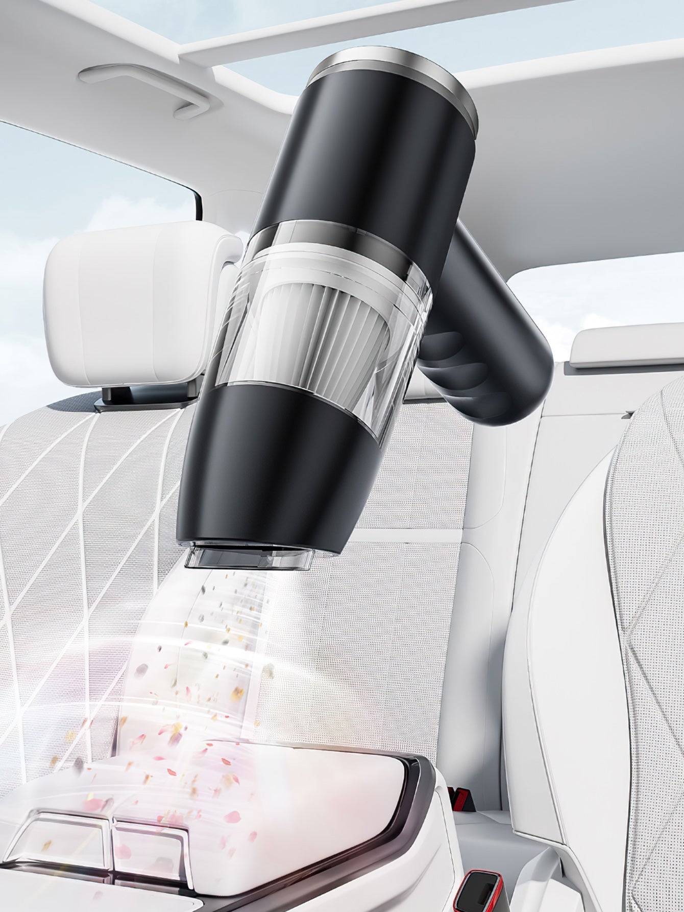 Portable Handheld Vacuum Cleaner for Car and Home - 2 Colors