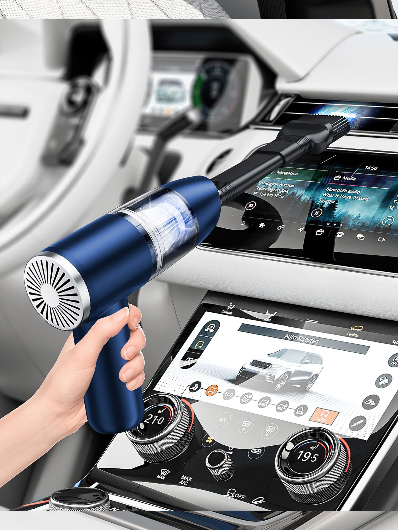 Portable Handheld Vacuum Cleaner for Car and Home - 2 Colors