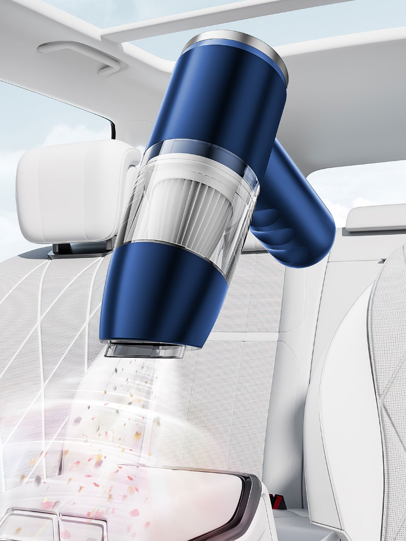 Portable Handheld Vacuum Cleaner for Car and Home - 2 Colors