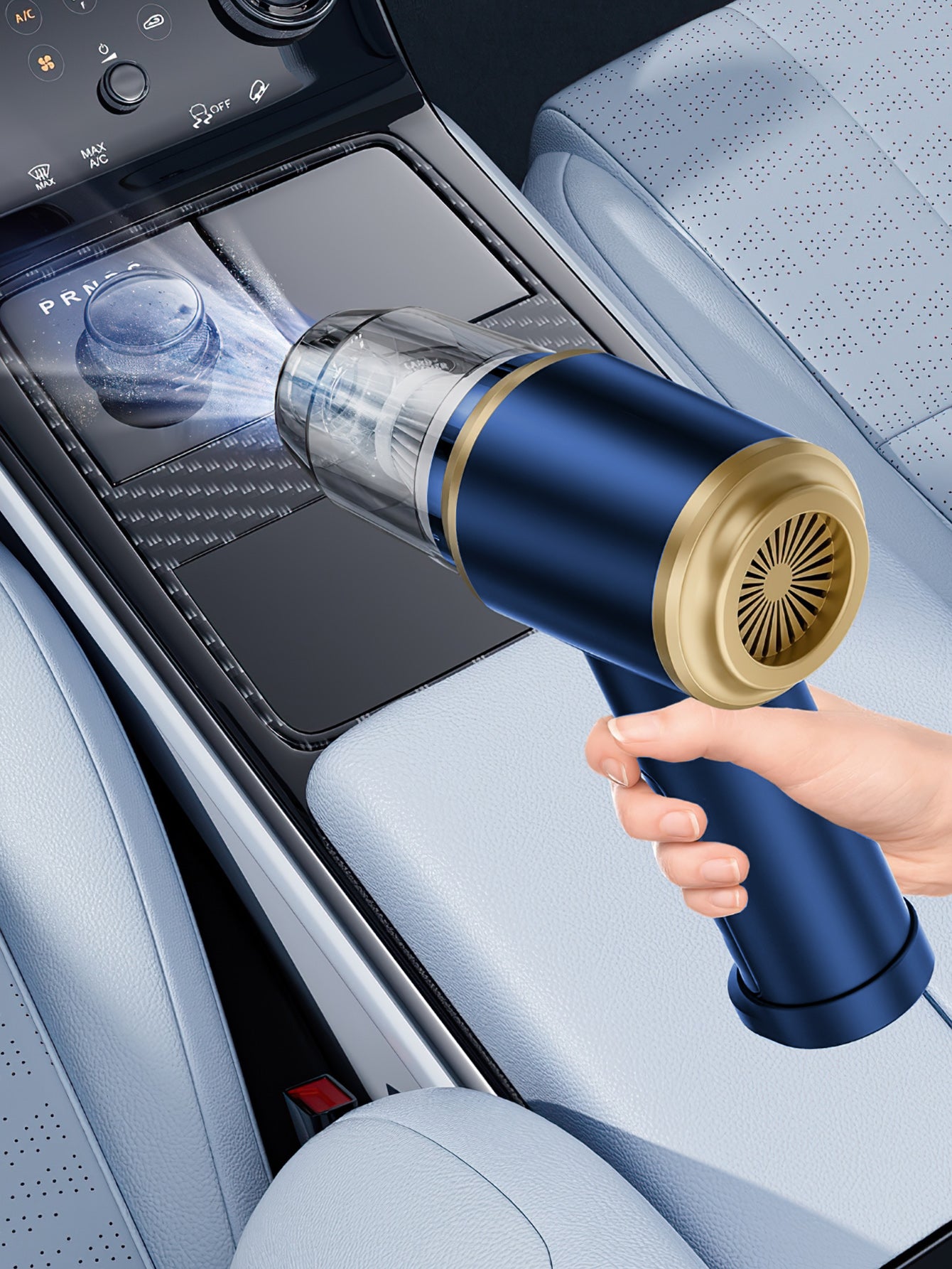 Powerful & Portable Handheld Vacuum Cleaner for Car and Home - 3 Colors