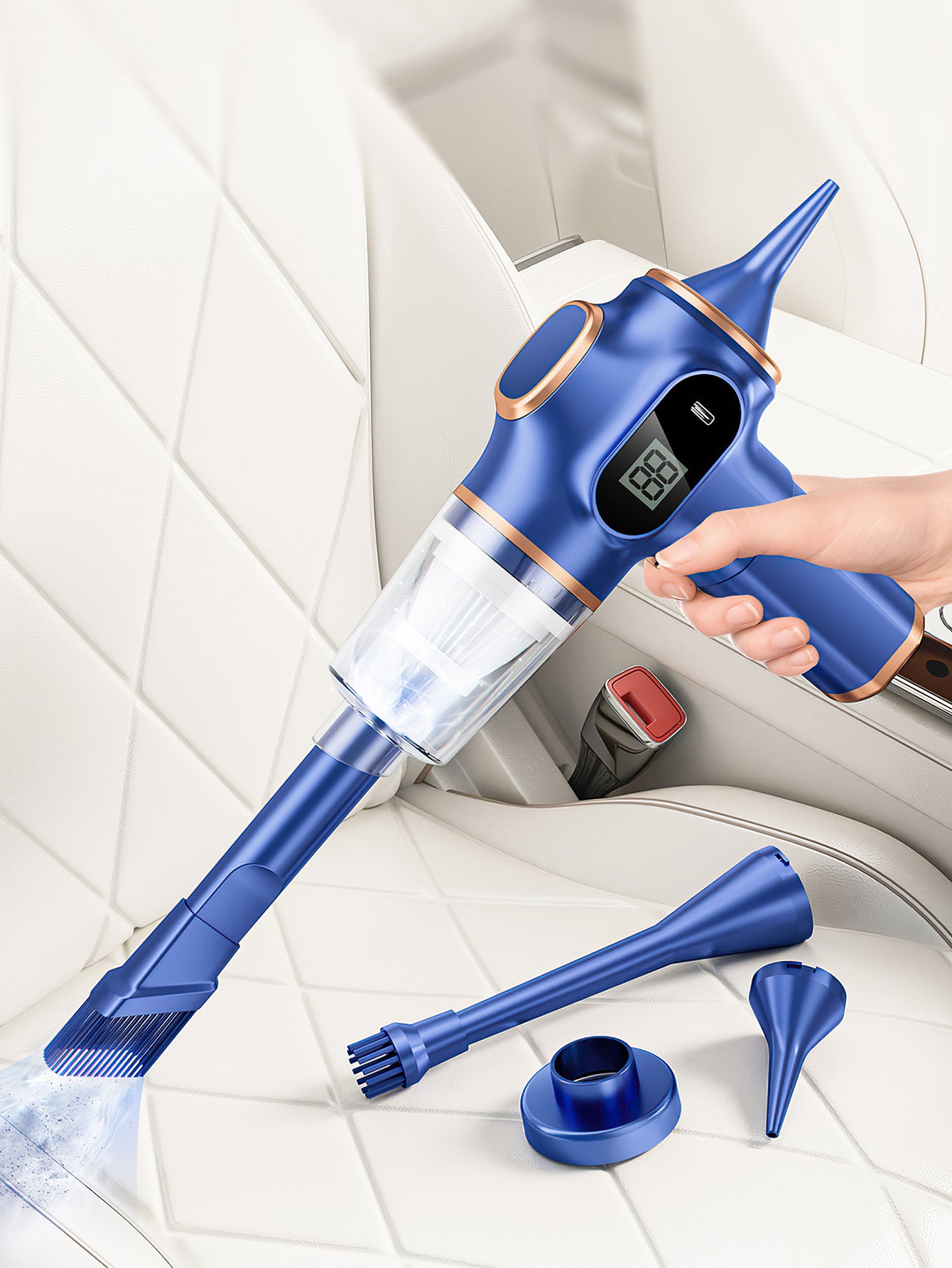 Portable Handheld Home & Car Vacuum Cleaner - 2 Colors