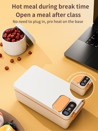 304 Stainless Lunch Box: Portable Food Warmer for Students & Professionals - 3 Colours