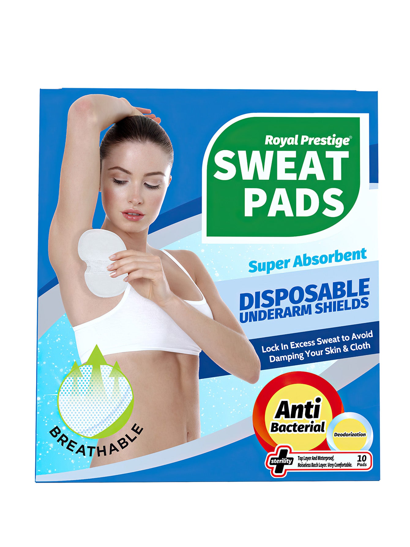 Ultra-Thin Disposable Underarm Sweat Pads