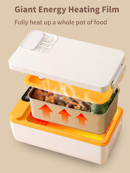 304 Stainless Lunch Box: Portable Food Warmer for Students & Professionals - 3 Colours