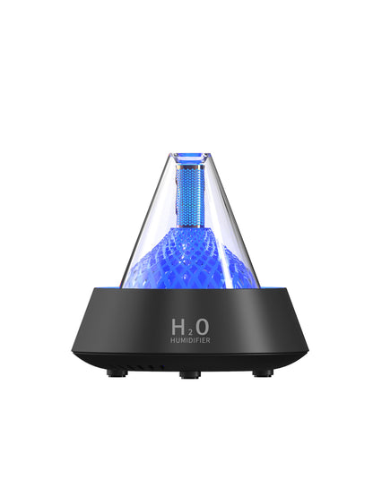 Seven-Color Ambient Light Aroma Humidifier - 2 Styles 2 Colours